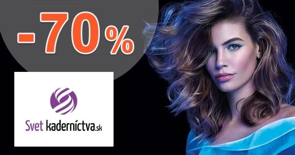 AKTUÁLNE ZĽAVY až -70% na SvetKadernictva.sk