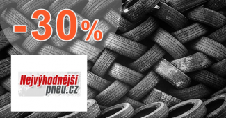 Akcie a zľavy na pneumatiky až -30% na NejvyhodnejsiPNEU.sk