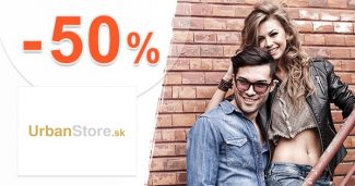 Akcie na tielka až -50% zľavy na UrbanStore.sk