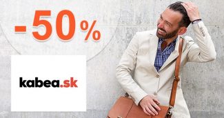 Akcie na pánske tašky až -50% zľavy na Kabea.sk