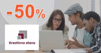 Steny a príslušenstvo až -50% na KreativnaStena.sk