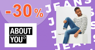 Až do -30% EXTRA zľava na džínsy na AboutYou.sk