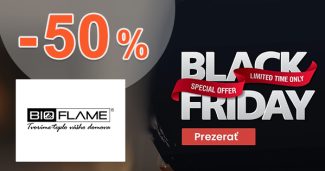 BLACK FRIDAY → AŽ DO -50% ZĽAVY na BioFlame.sk