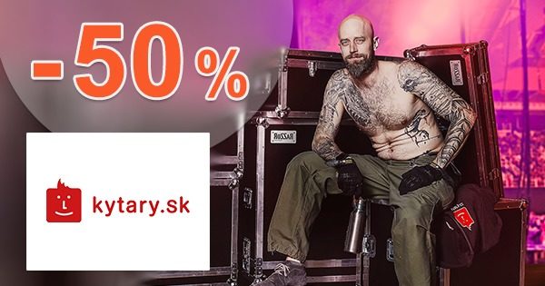 BONUS AŽ -50% → EXTRA NA VŠETKO na Kytary.sk