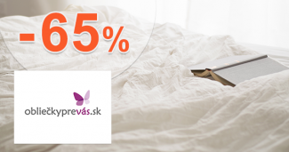 Bavlnené obliečky až -65% na OblieckyPreVas.sk