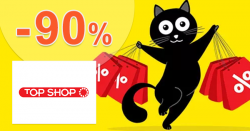 Black Friday výpredaj až -90% zľavy na TopShop.sk