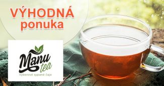 Čajové zľavy na vybrané čaje na ManuTea.sk