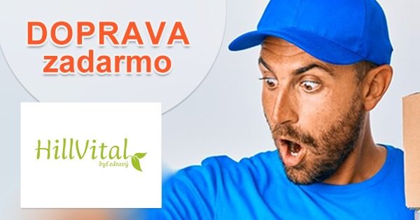 DOPRAVA ZADARMO K NÁKUPU na Hillvital.eu