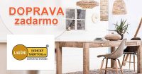 Doprava zadarmo k nákupu na IndickyNabytok.sk