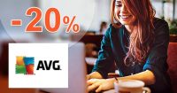 Extra ZĽAVA -20% na produkty AVG na AVG.com
