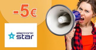 Extra ZĽAVA -5€ na všetko na Electronic-Star.sk