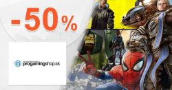 Hráčska výbava až do -50% na ProGamingShop.sk
