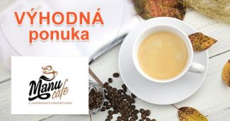 Kávové zľavy na vybrané kávy na ManuCafe.sk