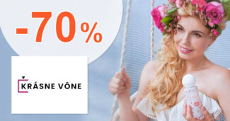 NOVÉ ZĽAVOVÉ KÓDY A AKCIE → AŽ DO -70% ZĽAVY na KrasneVone.sk