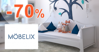 Nábytok pre detské izby až -70% na Mobelix.sk