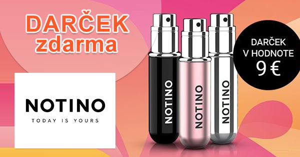 Plniteľný rozprašovač parfémov zadarmo na Notino.sk