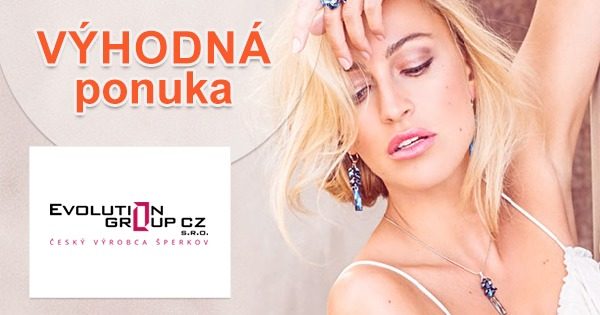 Zľavy na vybrané šperky na EvolutionGroup.sk