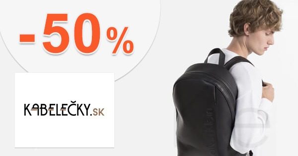 Pánsky sortiment v akcii až -50% na Kabelecky.sk