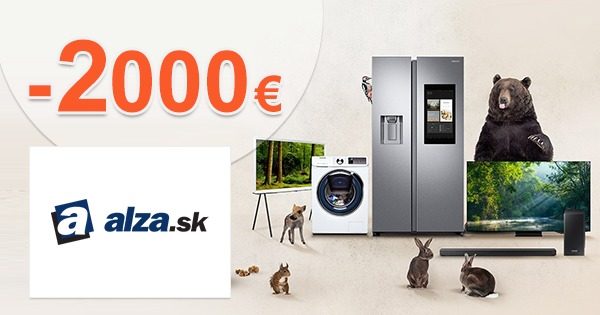 Samsung CASHBACK až -2000€ za nákup na Alza.sk