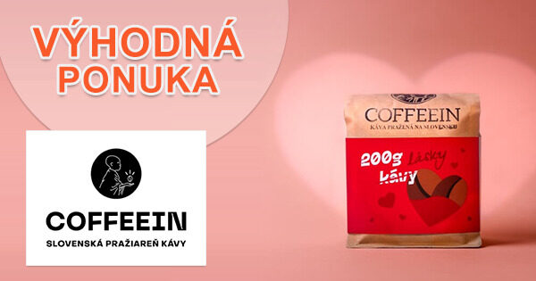 VALENTÍNSKA KÁVA → IDEÁLNY DARČEK PRE KAVIČKÁRA od Coffeein.sk