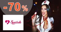 VÝPREDAJ → AŽ -70% ZĽAVY na SexicekShop.sk