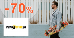 Výpredaj až -70% zľavy na PunkShop.sk