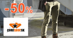 Výpredaj na nohavice až -50% na CoreShop.sk