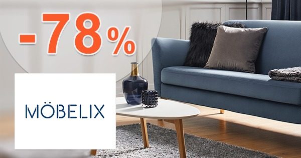 Výpredaj so zľavami až do -78% na Mobelix.sk