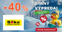 ZIMNÝ VÝPREDAJ → ZĽAVOVÉ KÓDY A ZĽAVY AŽ -40% na SIKO.sk