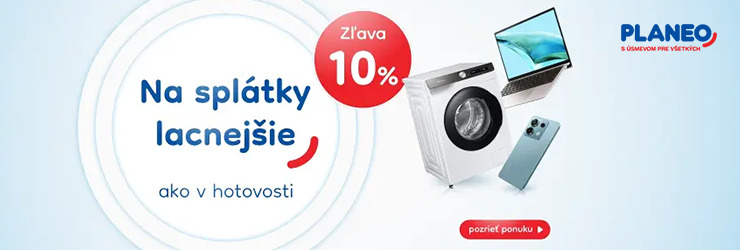 ZĽAVA -10% → EXTRA NA VŠETKO na Planeo.sk