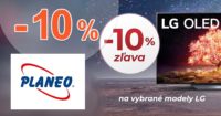 ZĽAVA -10% → EXTRA NA TELEVÍZORY LG z Planeo.sk