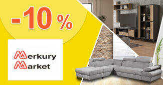 ZĽAVA -10% → EXTRA NA NÁBYTOK na MerkuryMarket.sk