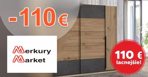 ZĽAVA -110€ → NA SKRIŇU NARAGO na MerkuryMarket.sk