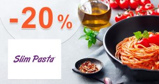 ZĽAVA -20% → EXTRA NAVYŠE na SlimPasta.sk