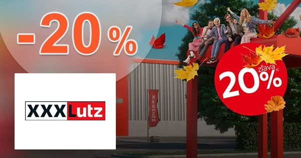 ZĽAVA -20% → NA ČALÚNENÝ NÁBYTOK A POSTELE BOXSPRING NA XXXLutz.sk