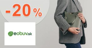 ZĽAVA -20% → NA KABELKU ALEBO TAŠKU K NÁKUPU TOPÁNOK na eObuv.sk