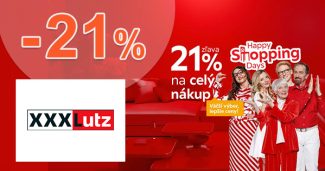 ZĽAVA -21% → EXTRA NA CELÝ NÁKUP na XXXLutz.sk