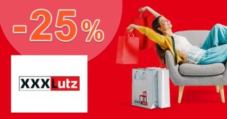 ZĽAVA -25% → EXTRA NAVYŠE na XXXLutz.sk