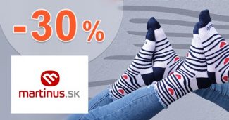ZĽAVA -30% na ponožky Fusakle na Martinus.sk