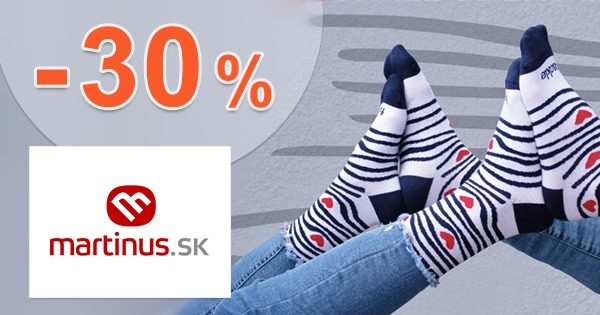 ZĽAVA -30% na ponožky Fusakle na Martinus.sk