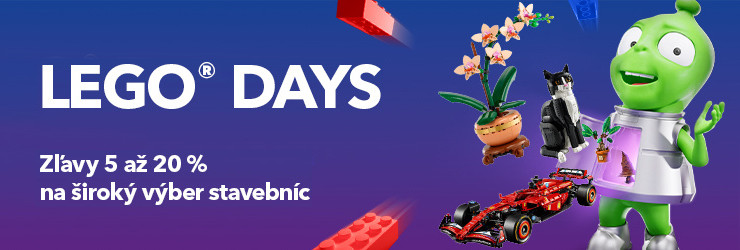 ZĽAVOVÉ KÓDY ZĽAVY -5% AŽ -20% EXTRA NA STAVEBNICE LEGO na Alza.sk