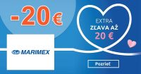 ZĽAVOVÝ KÓD → -20€ NA VŠETKO na Marimex.sk