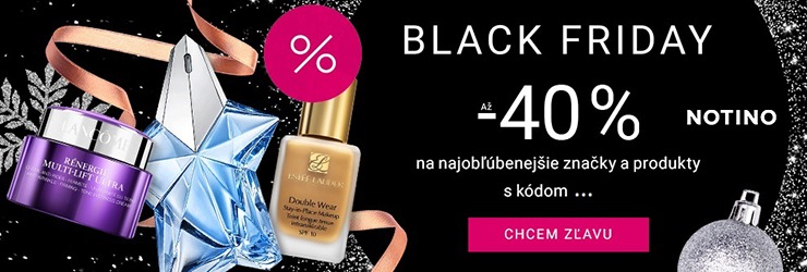 ZĽAVOVÝ KÓD → -40% BLACK FRIDAY EXTRA ZĽAVA na Notino.sk