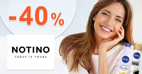 ZĽAVOVÝ KÓD → -40% na značku NIVEA z Notino