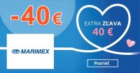 ZĽAVOVÝ KÓD → -40€ EXTRA ZĽAVA na Marimex.sk