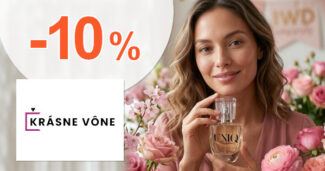 ZĽAVOVÝ KÓD → -10% EXTRA ZĽAVA K NÁKUPU na KrasneVone.sk
