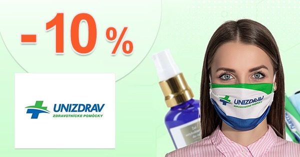 ZĽAVOVÝ KÓD → -10% NA VŠETKO na Unizdrav.sk