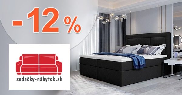 ZĽAVOVÝ KÓD → -12% NA VŠETKO na Sedacky-nabytok.sk