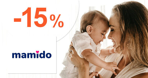 ZĽAVOVÝ KÓD → -15% EXTRA JARNÁ ZĽAVA NA VYBRANÉ PRODUKTY na Mamido.sk
