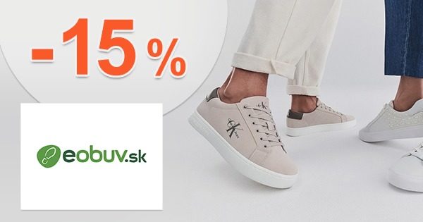 ZĽAVOVÝ KÓD → -15% EXTRA ZĽAVA NA VŠETKO na eObuv.sk